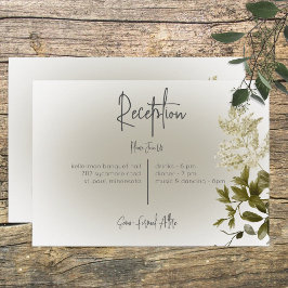 Boho Greenery Boda de recepción moderna