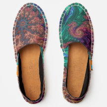 Boho Groovy Colorful Jewel Tone Resumen fractal