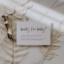 Boho Heart Books Para La Tarjeta De Solicitud De B