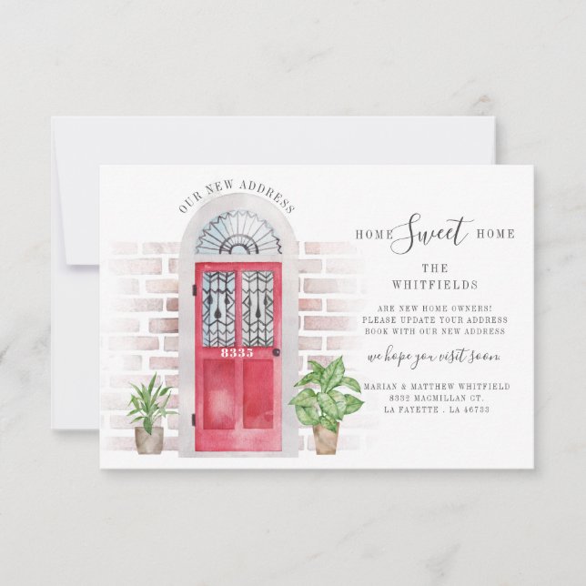 Boho hemos movido la Invitación de las plantas art (Anverso)