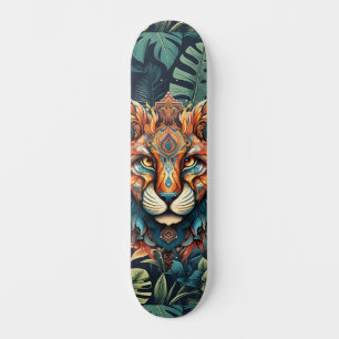 Boho Jungle Tiger Skateboard