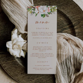 Boho Magnolia Menú Boda Bridal Shower Meal L201