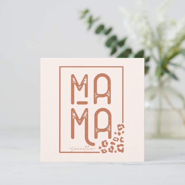 Boho Mama ruso (Anverso de pie)