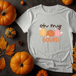 Boho minimalista Oh Mi Camiseta Gourd