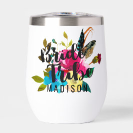 Boho Moda acuarela floral Boda tribu de novias