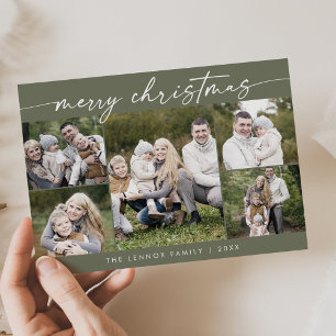 Boho Moda Olive Green Photo Boho Feliz Navidad