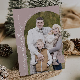 Boho Moda Rosa foto rosa moderna Feliz Navidad