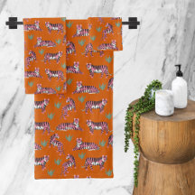 Boho Naranja Tigres de la Jungla