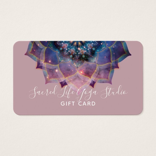 Boho Nebula Bloom | Diseño de Mandala (Frente)