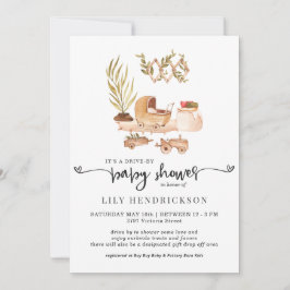 Boho Nursery | Invitación de Baby Shower de unidad