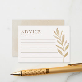 Boho Nursery Moda Tarjeta de Asesoramiento de Baby