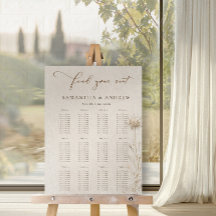 Boho Orgánico Marfil Pampas Asientos de Boda