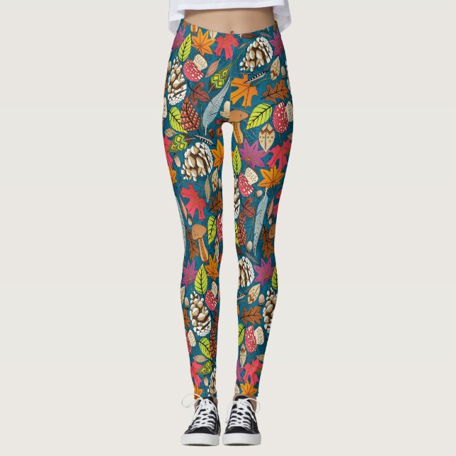 boho otoño peacock leggings (Anverso)