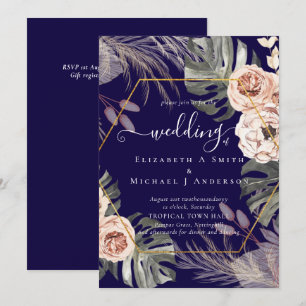 BOHO PAMPAS GRASS TROPICAL Boda