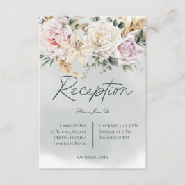 Boho Pampas y Rosa Rosa Rosa Boda de recepción ver