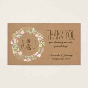 Boho Pastel Floral Wreath Rústico Boda