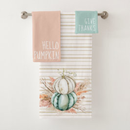 Boho Pumpkin pampas pasto País Francés Strips