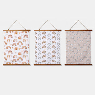 Boho Rainbows Nursery Colgando Tapiz Arte Pared