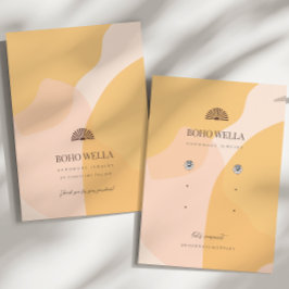 Boho Resumen de las formas Earl Display con el log