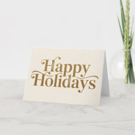 Boho Retro Felices Fiestas Navidad