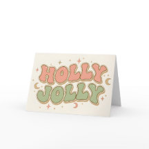 Boho Retro Holly Jolly Navidad