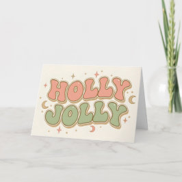 Boho Retro Holly Jolly Navidad