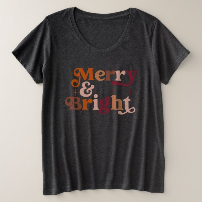 Boho Retro Merry y Bright (Anverso del diseño)