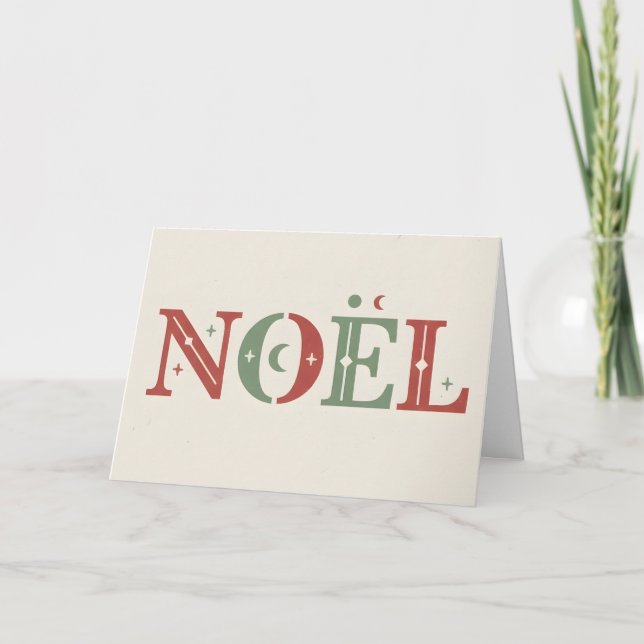 Boho Retro Noel Navidad (Anverso)