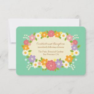 Boho Rústico Boda De Vocación Floral (Mint)