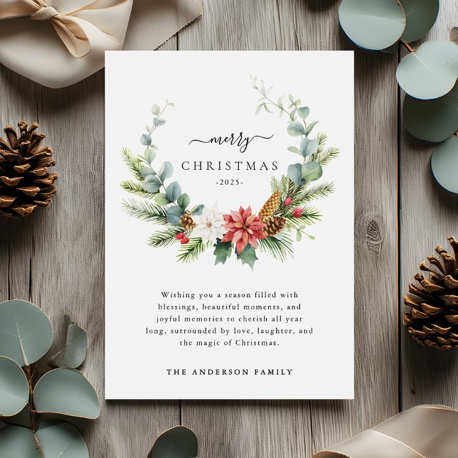 Boho Script Green Greeneration Feliz Navidad (Subido por el creador)