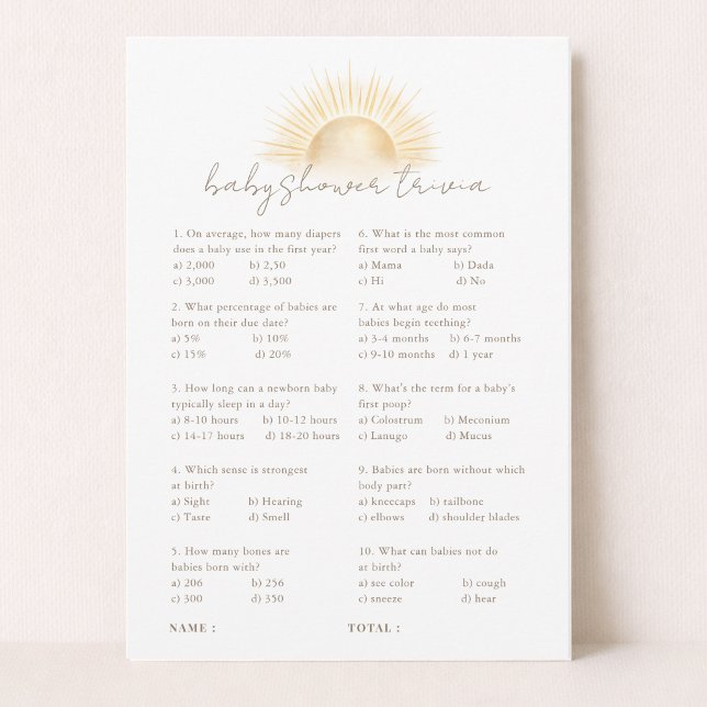 Boho Sol Aquí Viene El Sol Tarjeta de Juego para B (Subido por el creador)