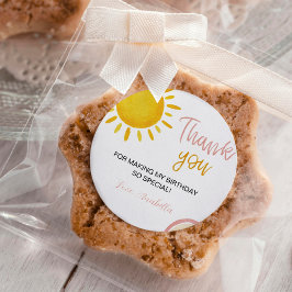 Boho Sunshine Rainbow Birday Pegatinas Labores