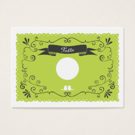 Boho Swirls, Curls, un Boda de Banner & Lovebirds