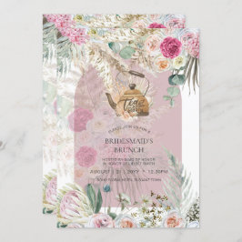 BOHO Tea Fiesta Bridal Shower Pampas Grasa