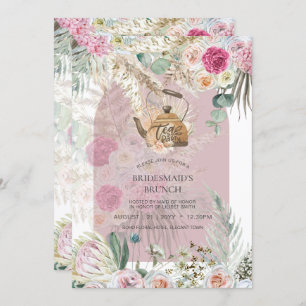 BOHO Tea Fiesta Bridal Shower Pampas Grasa