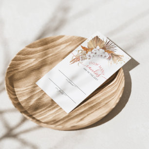 Boho Terracotta Cuántos Canales Tarjeta De Juego