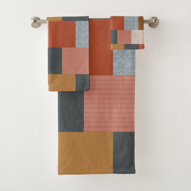 Boho Verano Azul Amarillo Terracota Beige Patchwor (In situ)