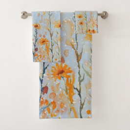 Boho Vintage Blue Wildflowers