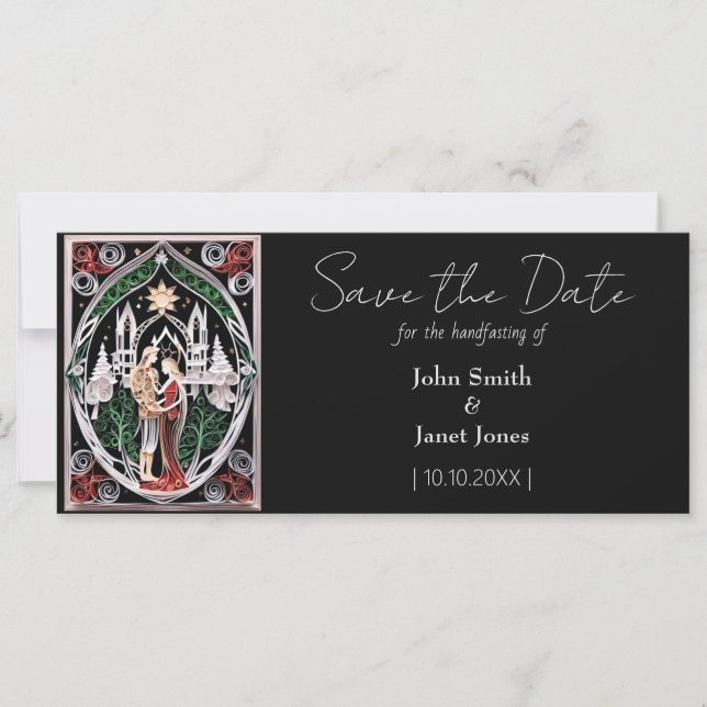 Boho Wedding Save the Date (Anverso)