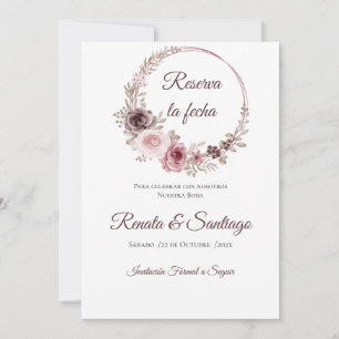 Boho Wedding Save the Date