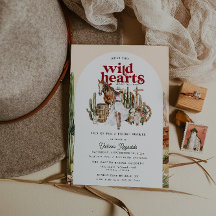 Boho Western Desert | Invitación a la Despedida de