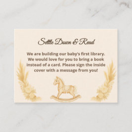 Boho Western Rocky Horse Books Para La Tarjeta Del