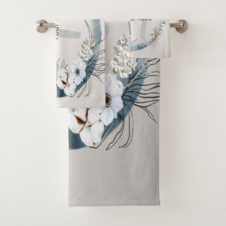 Boho White Orchid Flores Blue Moon Elegant