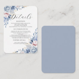 Boho Wildflower Boda Detalles Tarjeta de Gabinete