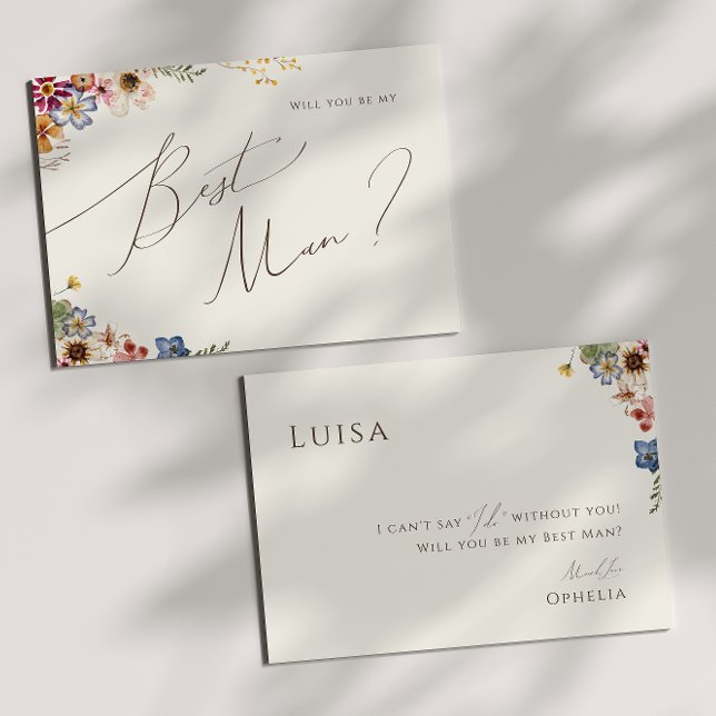 Boho Wildflower | Tarjeta de propuesta para el mej (Subido por el creador)