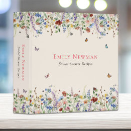 Boho Wildflowers Butterflies