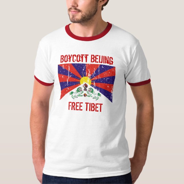 Boicot a la camiseta de Beijing Free Tibet - Perso (Anverso)