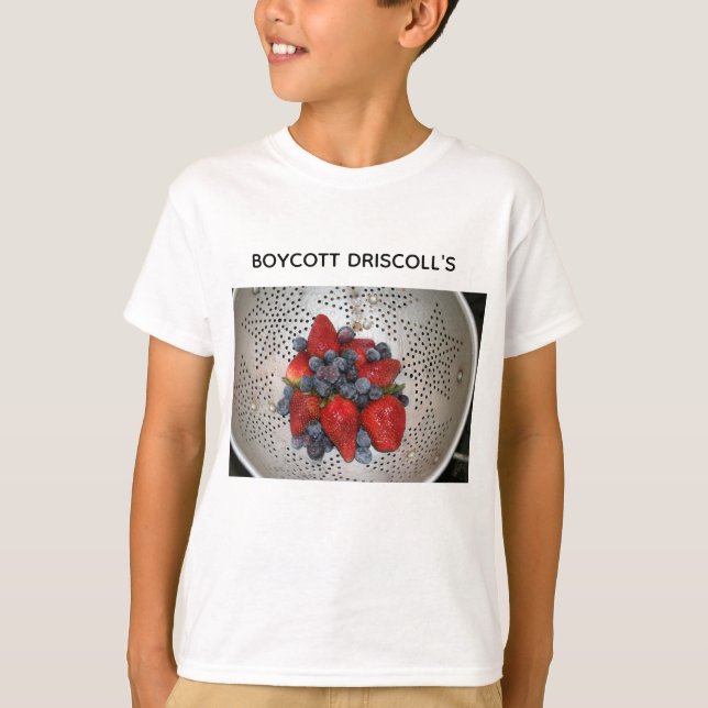 Boicot a la camiseta de Driscoll's (Anverso)