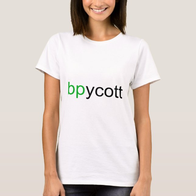 Boicot a la camiseta de las damas de BP (Anverso)