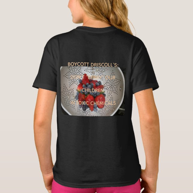 Boicot Driscoll's Camiseta Versión de Niña (Reverso)